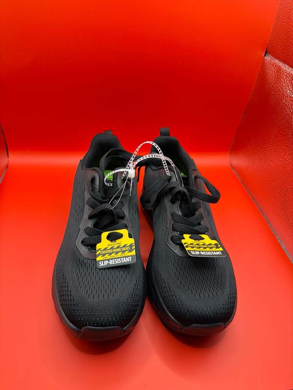 Geers Slip-Resistant Comfort Foam Work Shoes Black Women's Size 6